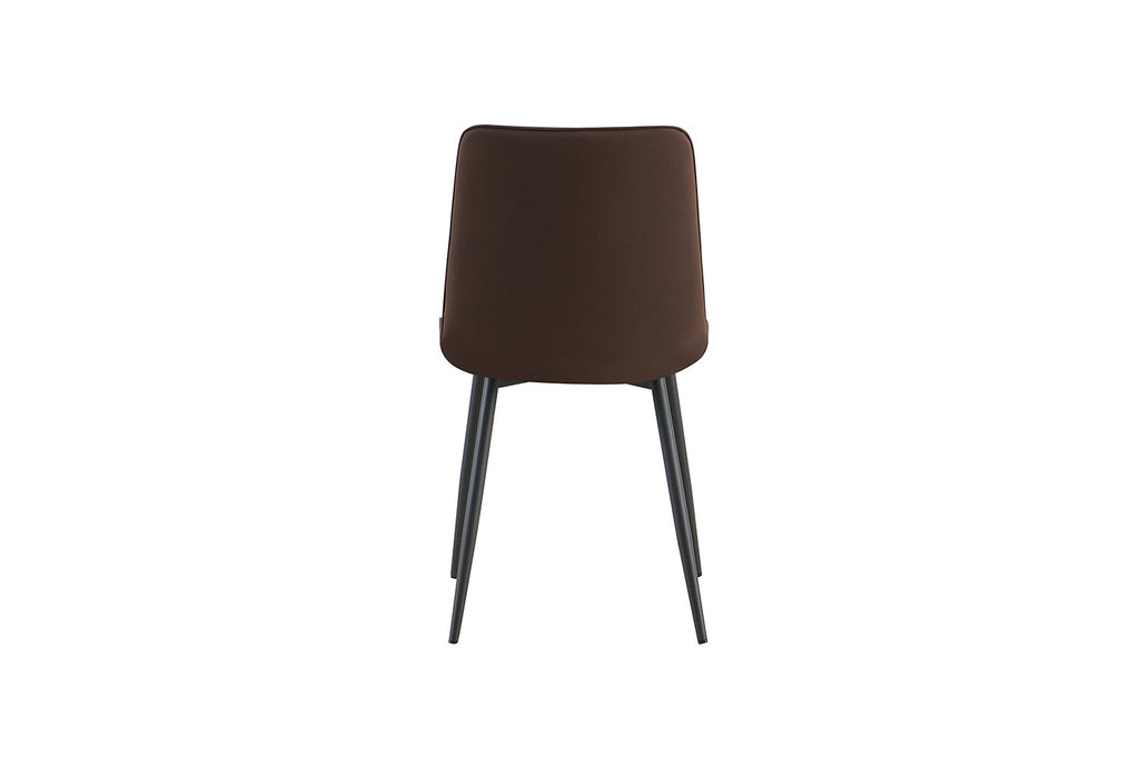 Set van 4 stoelen 'Furas' PU Donkerbruin RS