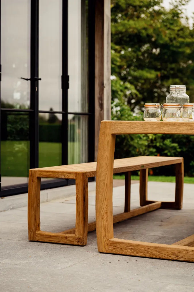 Bench Manon massief teakhout - GESC
