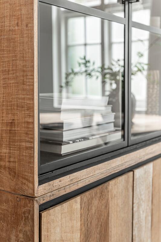 Vitrinekast Metropole M 2x3 deuren - DTP
