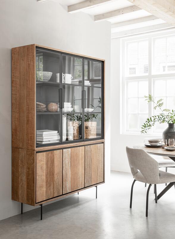 Vitrinekast Metropole M 2x3 deuren - DTP