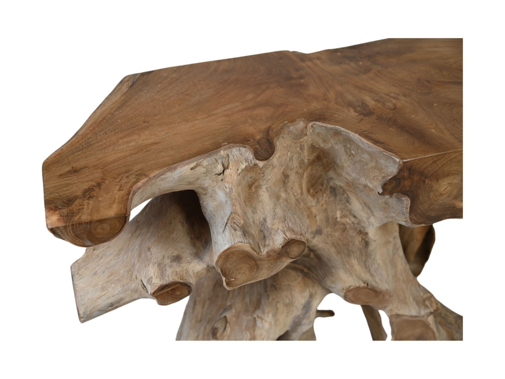 Sidetable Flower - 150x40x80 - Natuurlijk - Teak