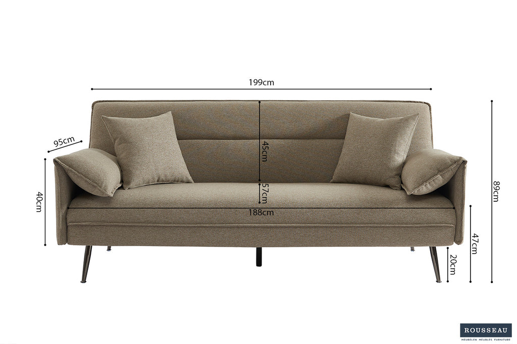 Slaapbank Sivas beige RS