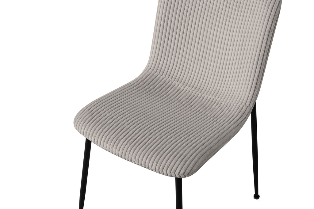 Stoel 'Alice' Corduroy Light Grey RS