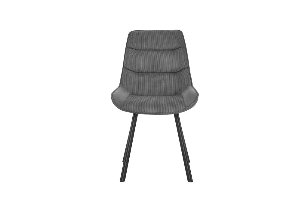 Stoel 'Amelie' Corduroy Grey  RS