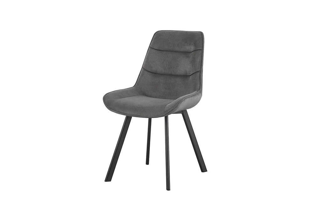 Stoel 'Amelie' Corduroy Grey  RS