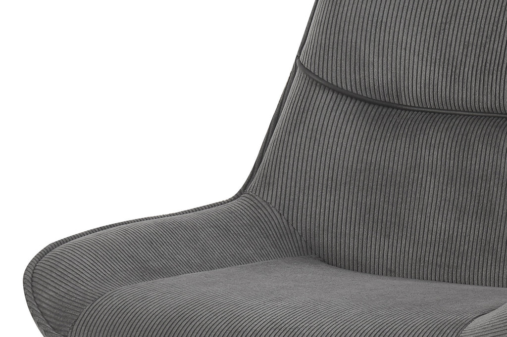 Stoel 'Amelie' Corduroy Grey  RS