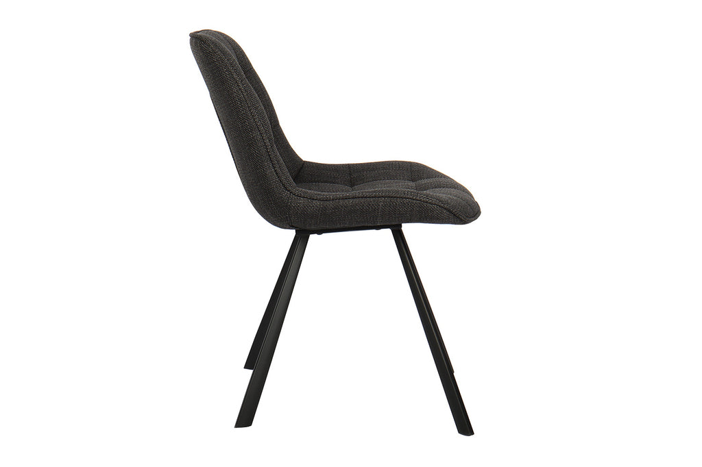 Stoel 'Ariba' Fabric Dark Grey RS
