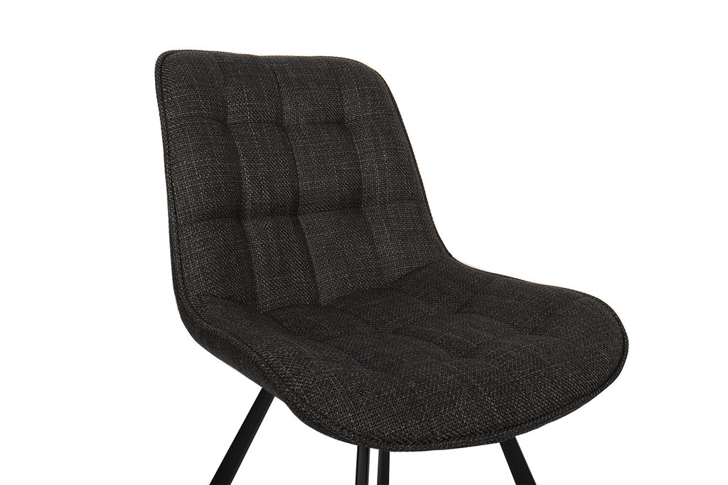 Stoel 'Ariba' Fabric Dark Grey RS