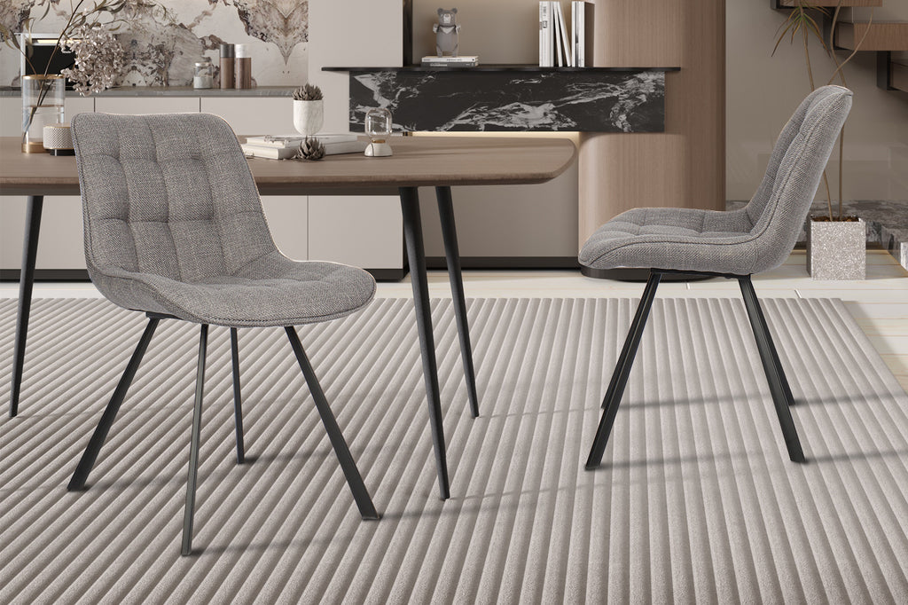 Stoel 'Ariba' Fabric Light Grey  RS
