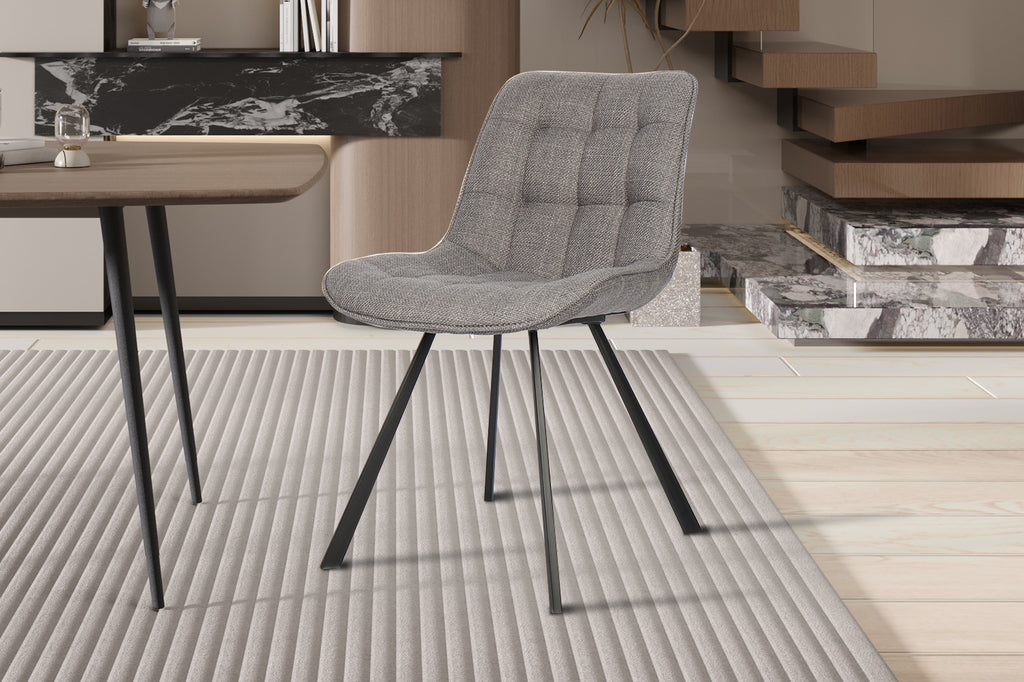 Stoel 'Ariba' Fabric Light Grey  RS