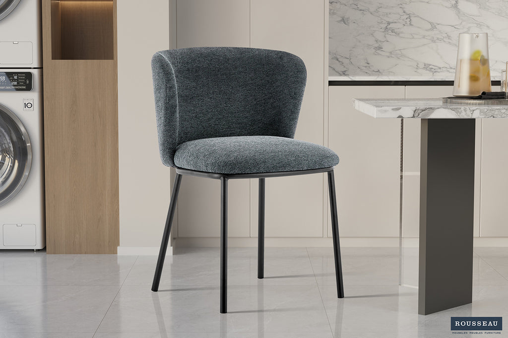 Stoel 'Arthur' Fabric Dark Grey  RS