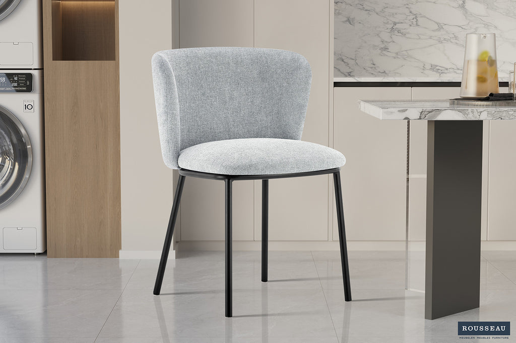Stoel 'Arthur' Fabric Light Grey RS