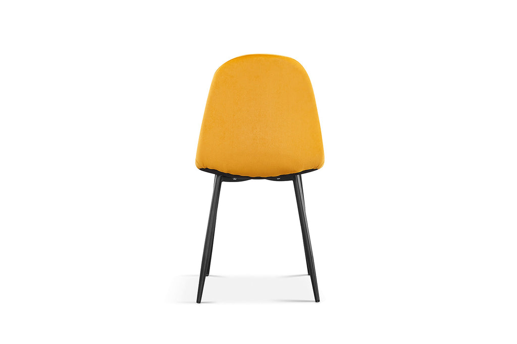 Stoel 'Boy' Velvet Yellow RS