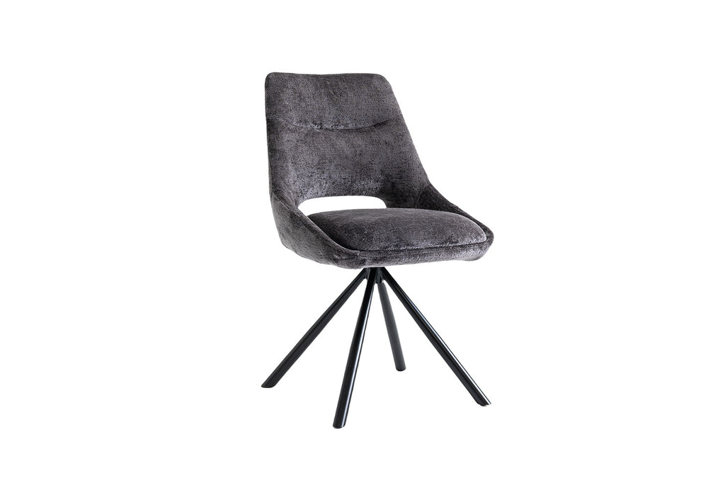 Stoel 'Dante' Fabric Grey ) RS