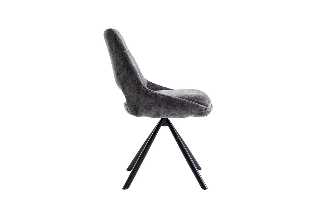 Stoel 'Dante' Fabric Grey ) RS