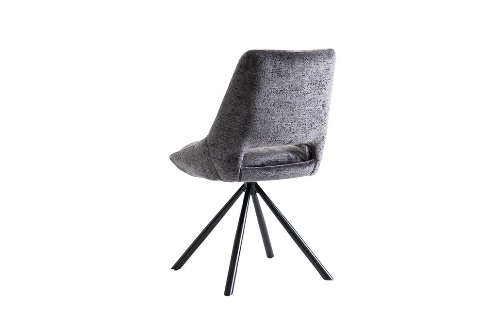 Stoel 'Dante' Fabric Grey ) RS