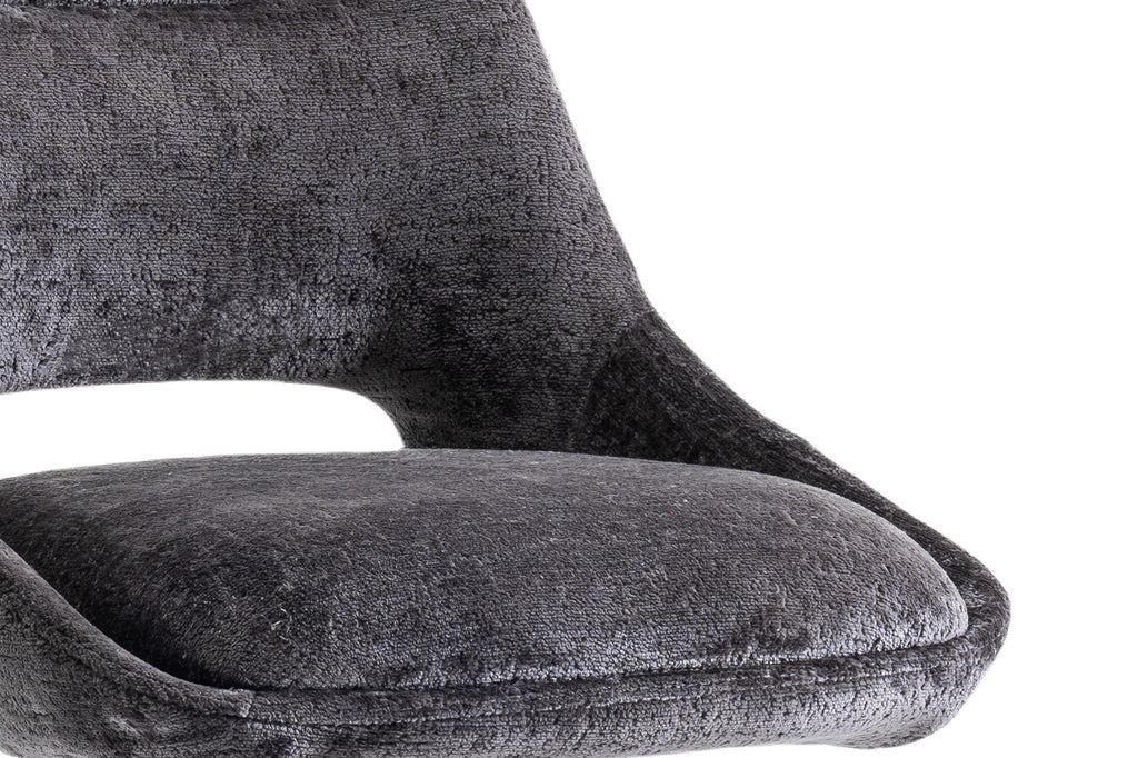 Stoel 'Dante' Fabric Grey ) RS
