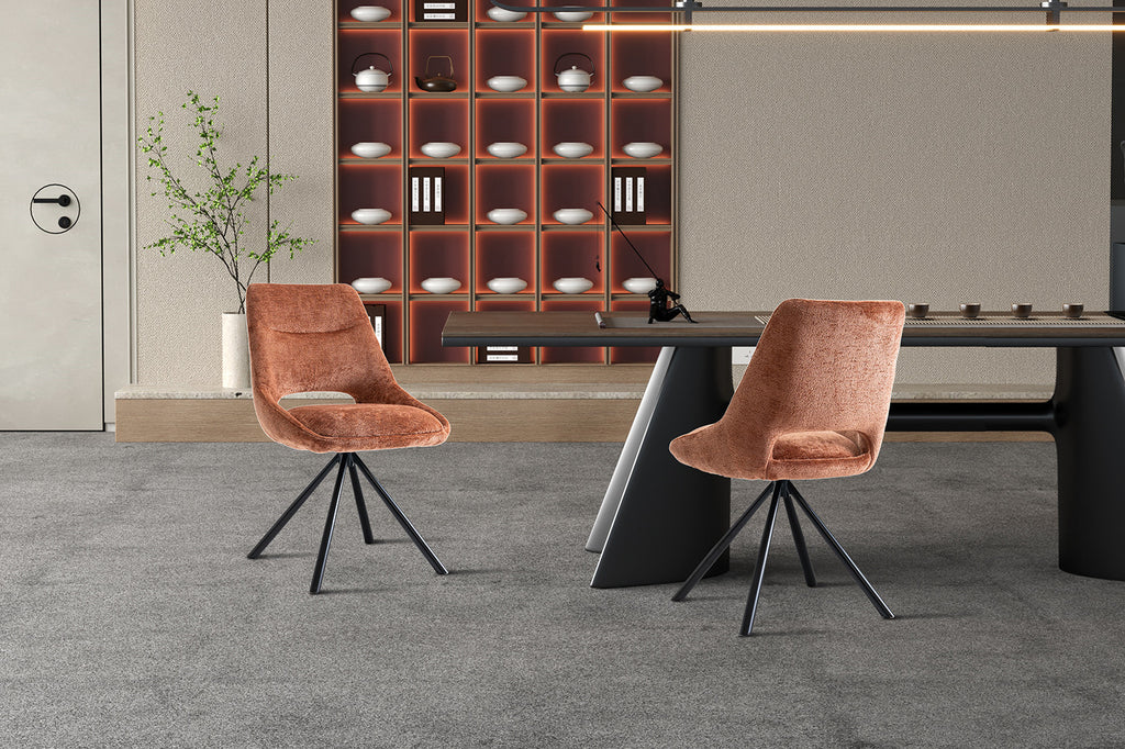 Stoel 'Dante' Fabric Rust  RS