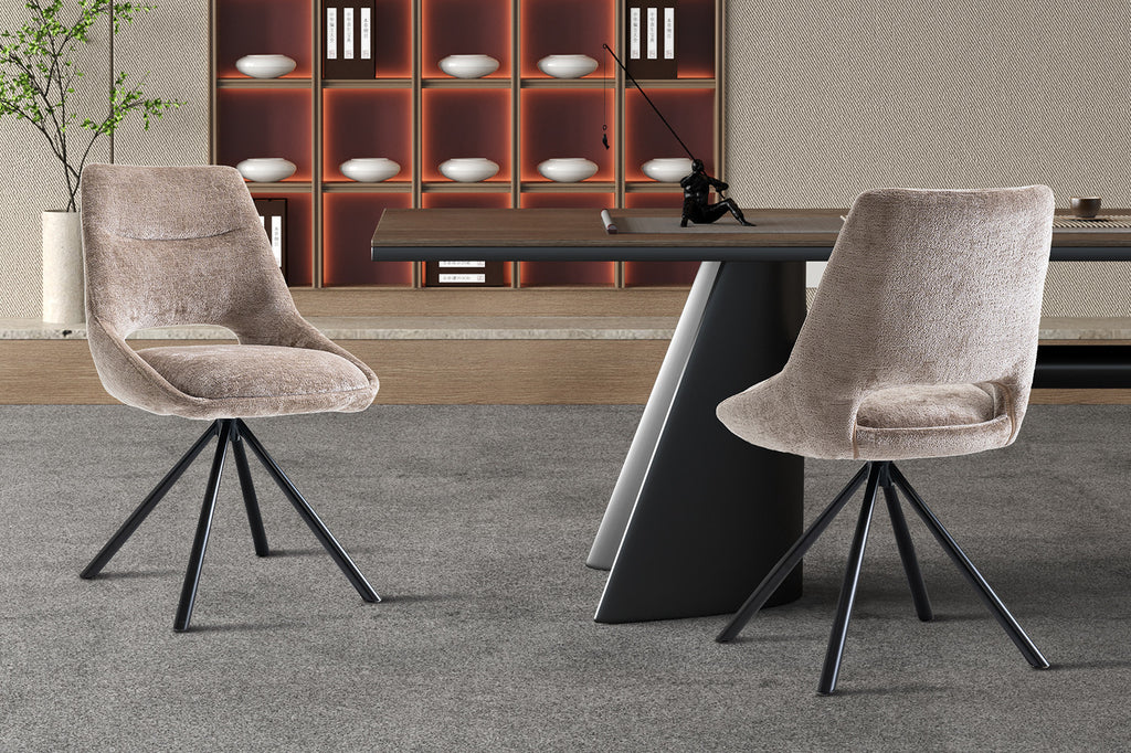 Stoel 'Dante' Fabric Taupe  RS