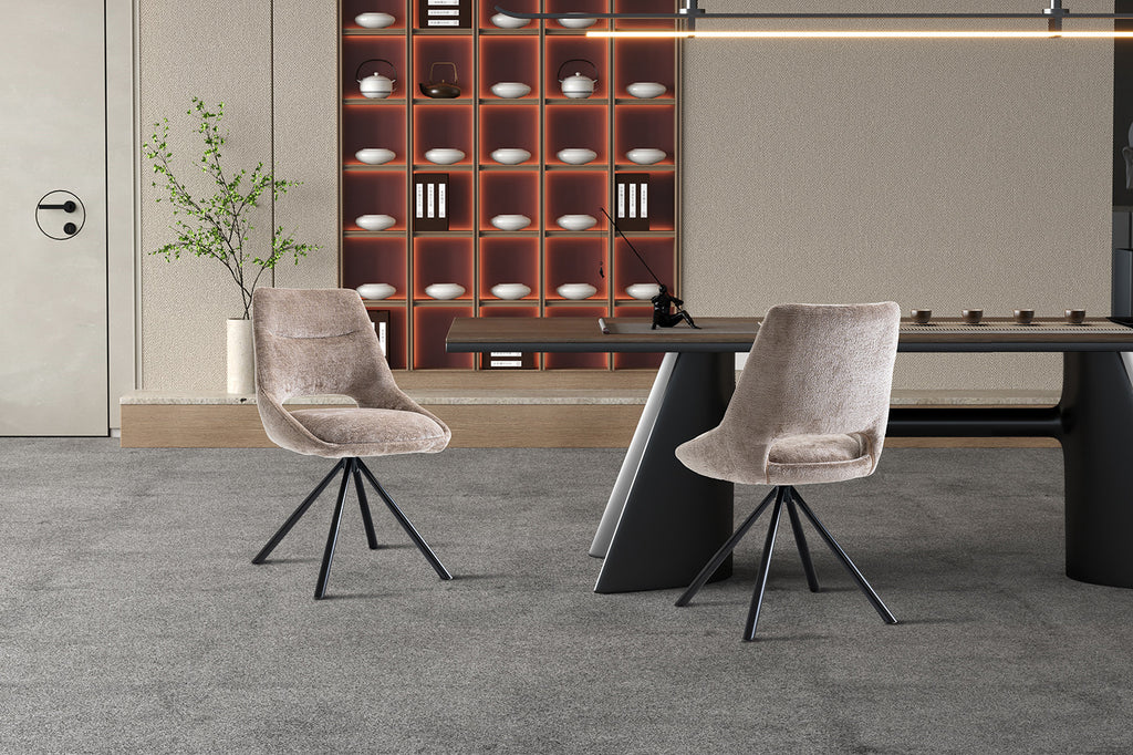 Stoel 'Dante' Fabric Taupe  RS