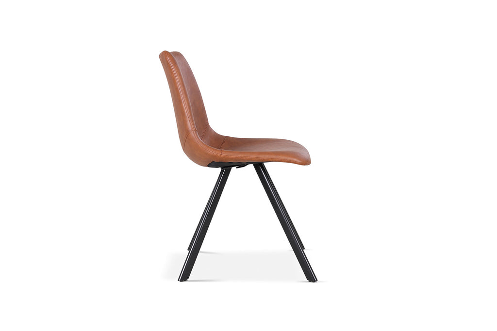 Stoel 'Emma' PU Cognac RS