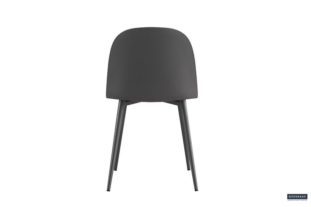 Stoel 'Jasmin' Seat PP kussen PU Grey  RS