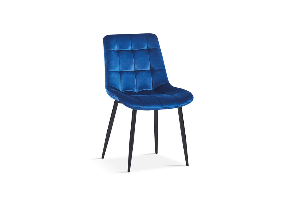 Stoel 'Juta' Velvet Blue  RS