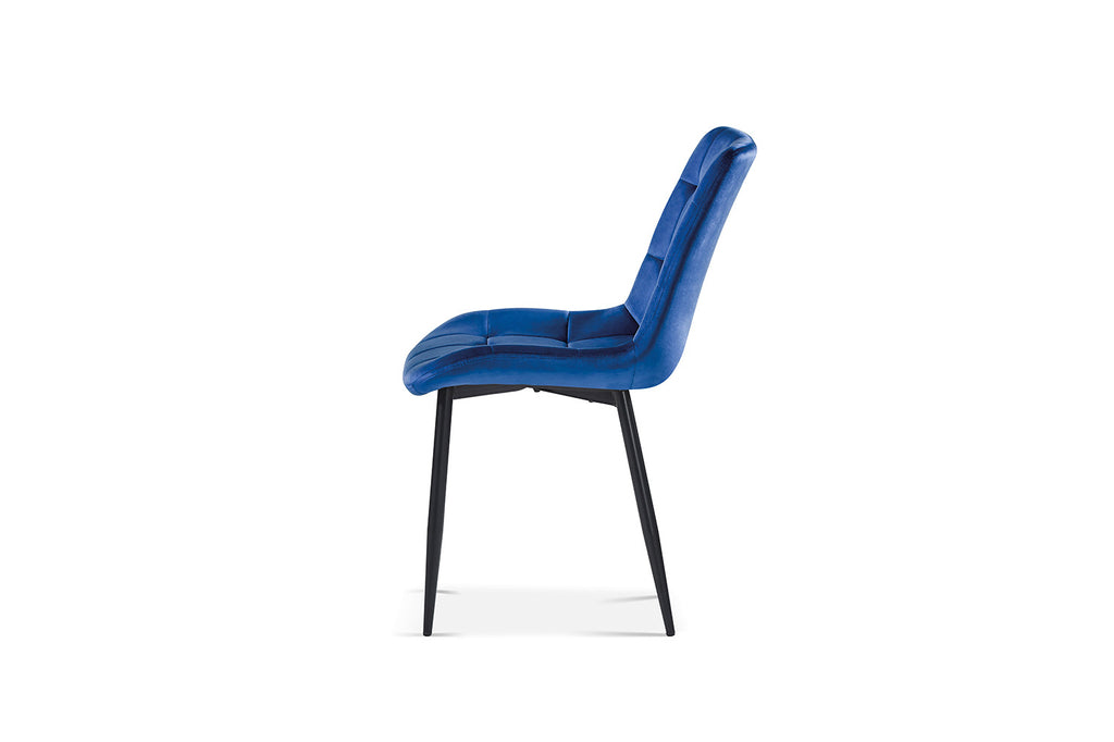 Stoel 'Juta' Velvet Blue  RS
