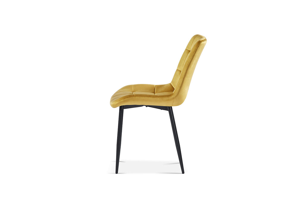Stoel 'Juta' Velvet Gold  RS