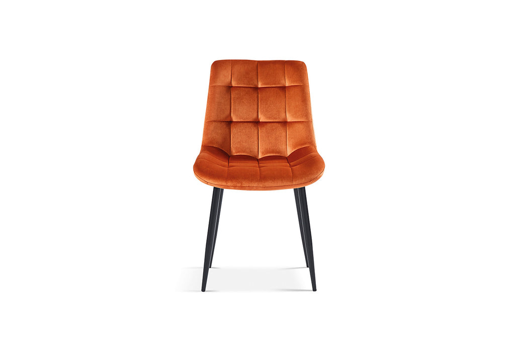 Stoel 'Juta' Velvet Orange RS