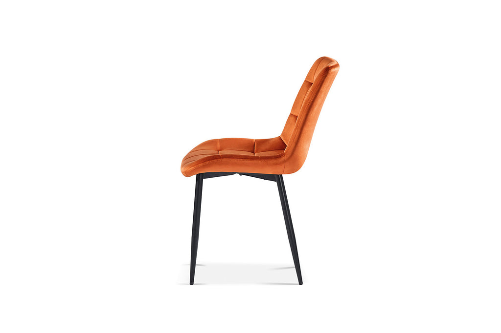 Stoel 'Juta' Velvet Orange RS