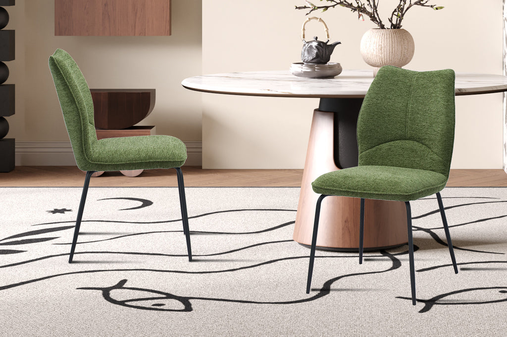 Stoel 'Lara' Fabric Green  RS