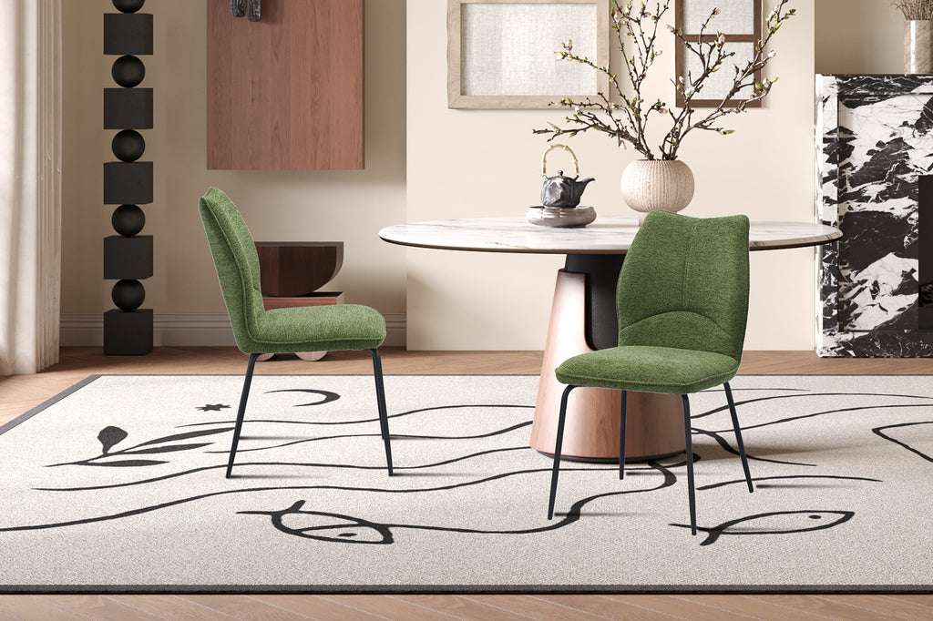 Stoel 'Lara' Fabric Green  RS