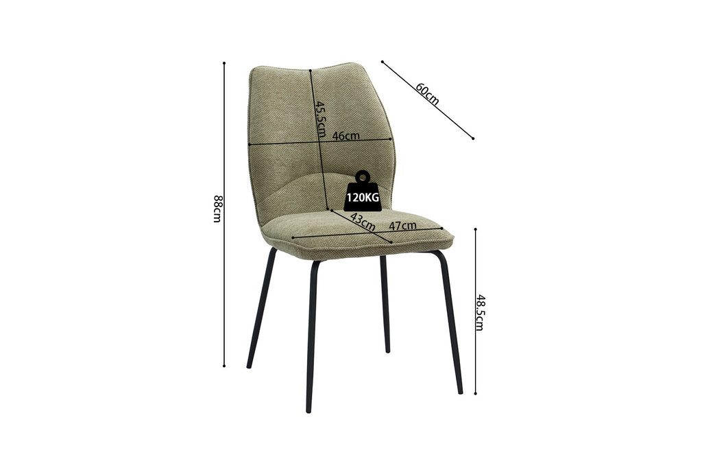 Stoel 'Lara' Fabric Sand RS