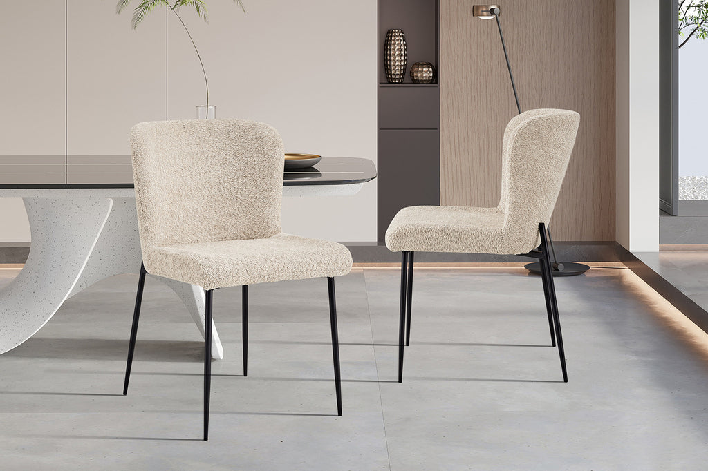 Stoel 'Lisa' Bouclé Beige RS