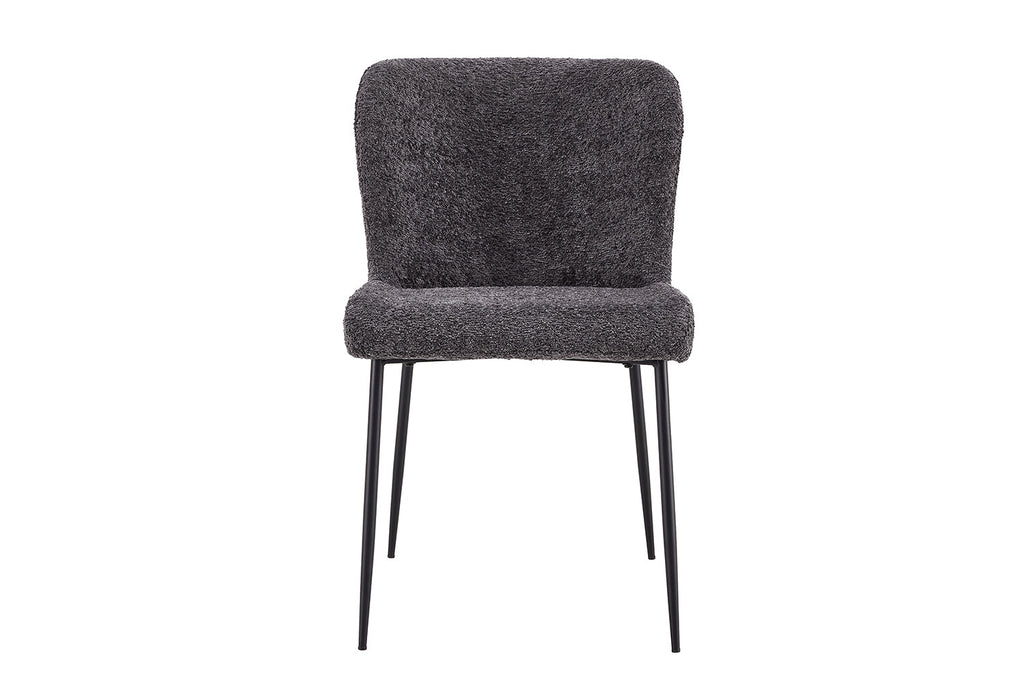 Stoel 'Lisa' Bouclé Dark Grey RS