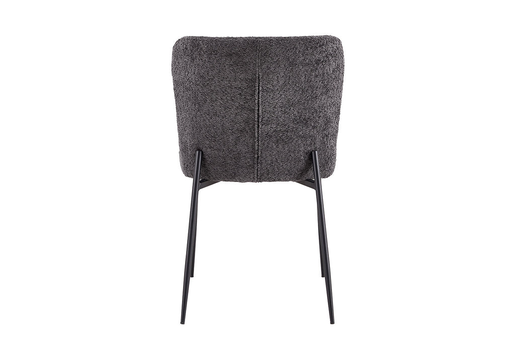 Stoel 'Lisa' Bouclé Dark Grey RS