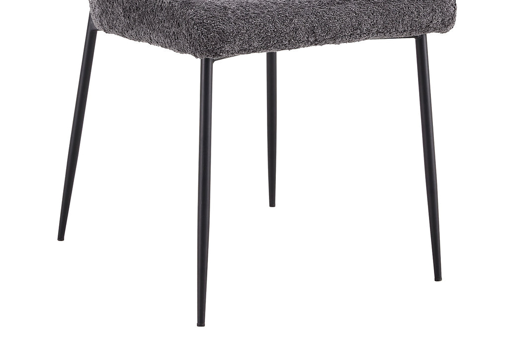 Stoel 'Lisa' Bouclé Dark Grey RS