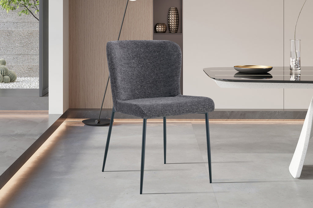 Stoel 'Lisa' Fabric Dark Grey RS