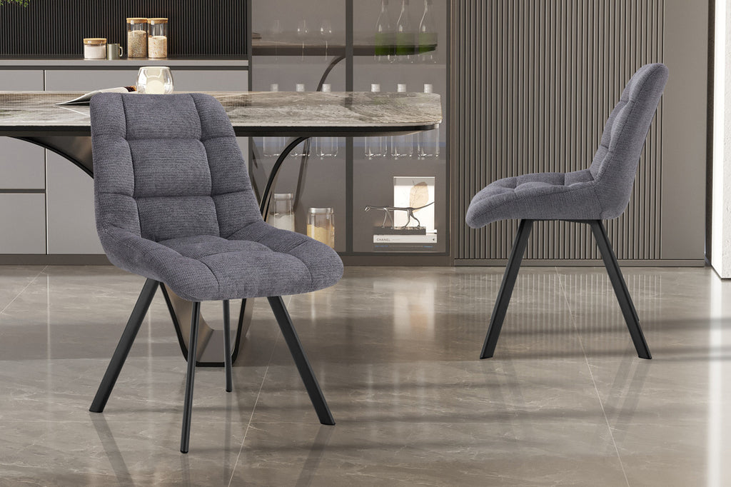 Stoel 'Lizzy' Fabric Dark Grey RS