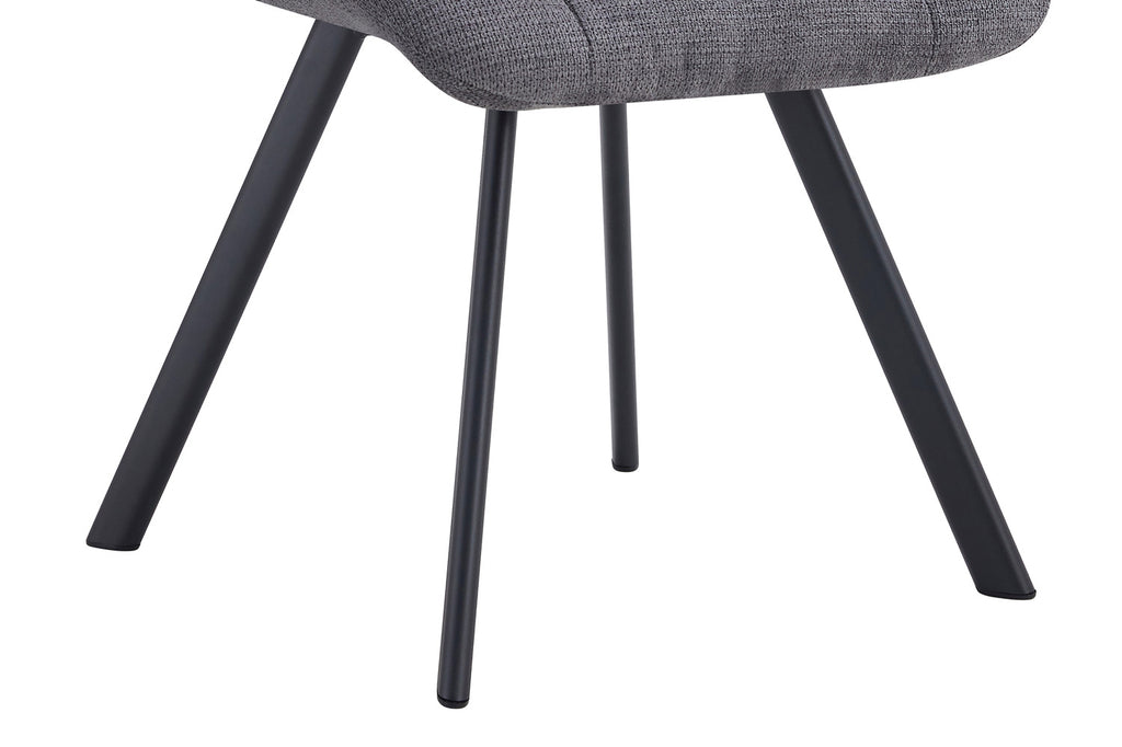 Stoel 'Lizzy' Fabric Dark Grey RS