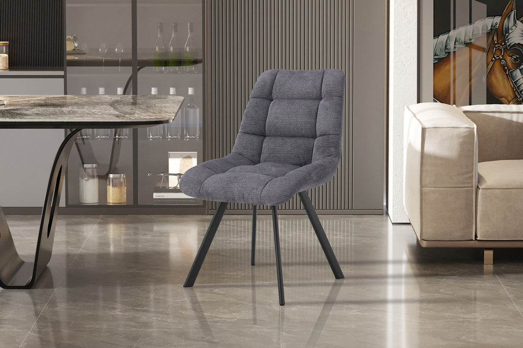 Stoel 'Lizzy' Fabric Dark Grey RS