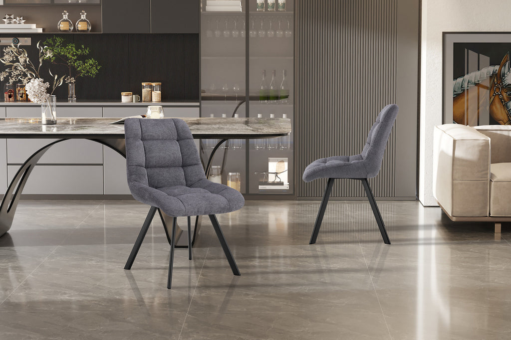Stoel 'Lizzy' Fabric Dark Grey RS