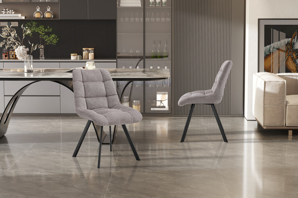 Stoel'Lizzy' Fabric Light Grey RS