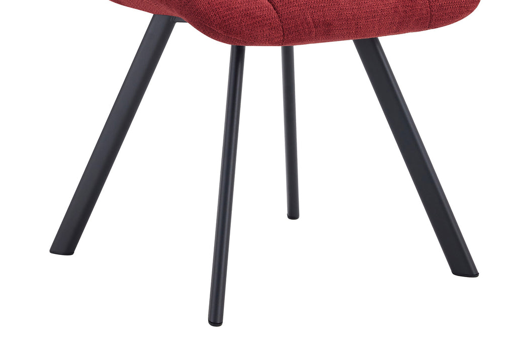 Stoel 'Lizzy' Fabric Red RS
