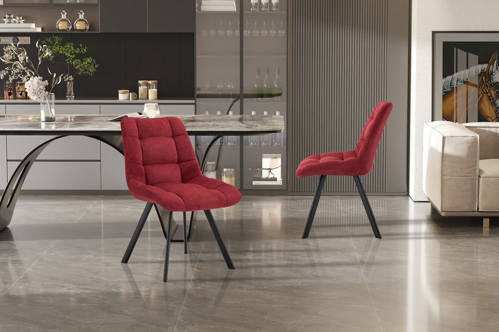 Stoel 'Lizzy' Fabric Red RS