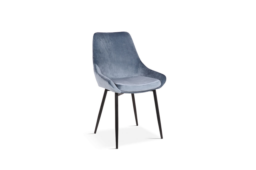 Stoel 'Mirano' Velvet Blue  RS