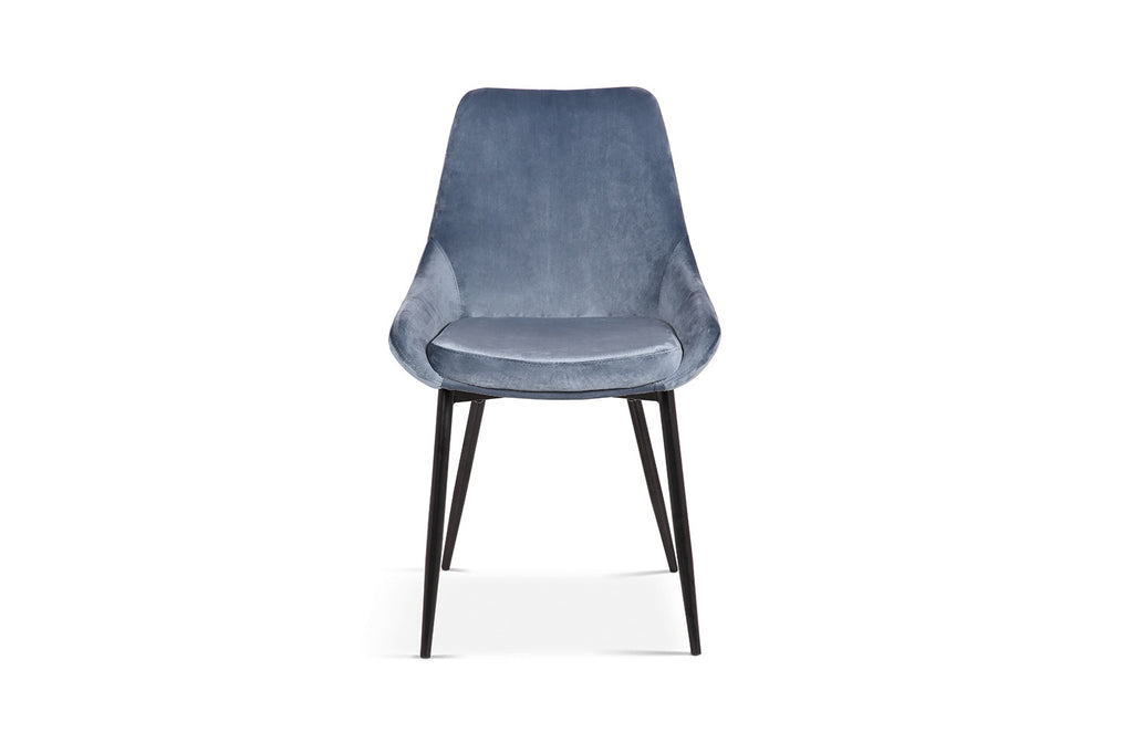 Stoel 'Mirano' Velvet Blue  RS