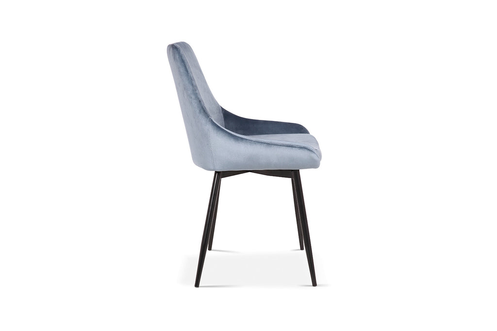 Stoel 'Mirano' Velvet Blue  RS