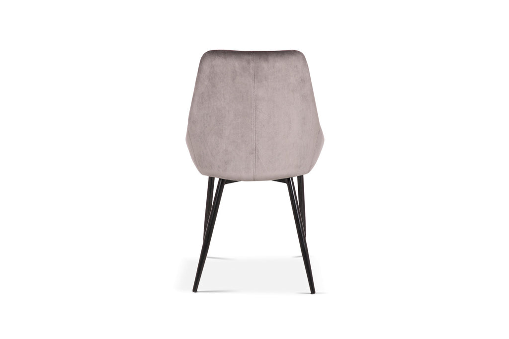Stoel 'Mirano' Velvet Grey  RS